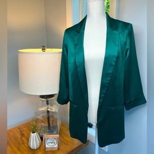 Maurice’s Satin-y Jade Green Blazer